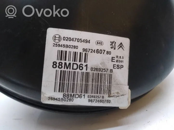 Citroen C1 Brake booster 0204705494