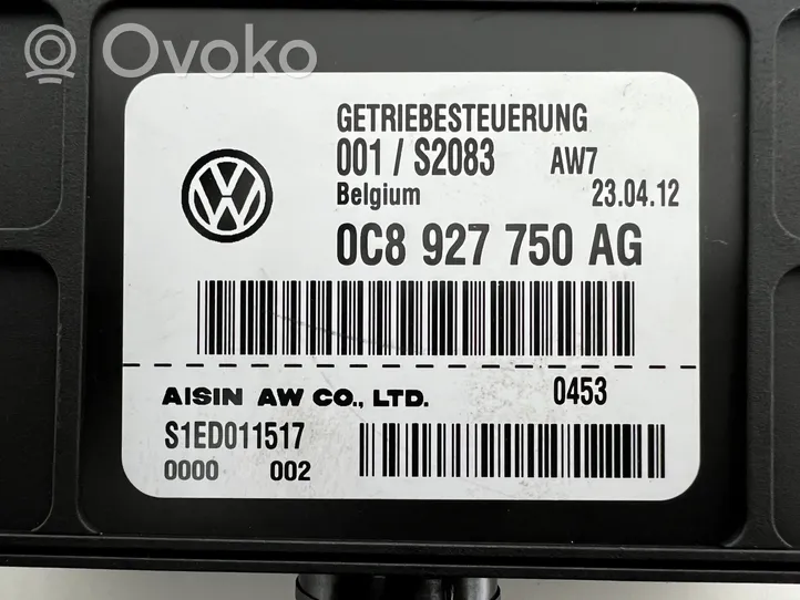 Volkswagen Touareg II Module de contrôle de boîte de vitesses ECU 0C8927750AG
