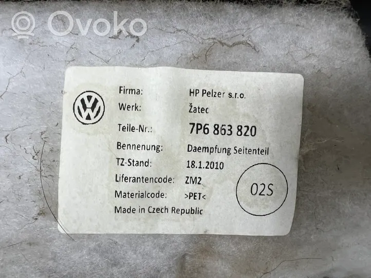 Volkswagen Touareg II Boczek / Tapicerka / bagażnika 7P6863820