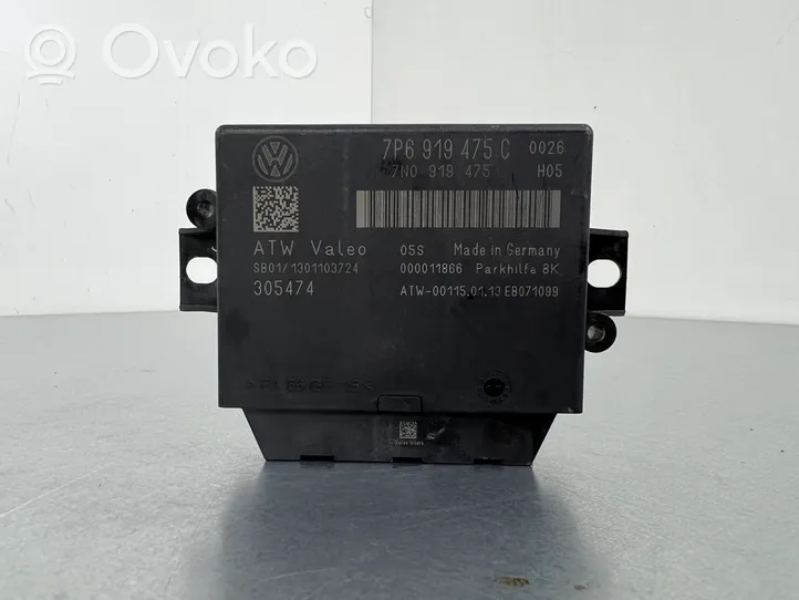 Volkswagen Touareg II Parking PDC control unit/module 7P6919475C