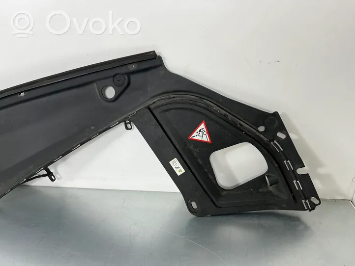 BMW 5 F10 F11 Rivestimento della modanatura della chiusura del vano motore/cofano 7019803