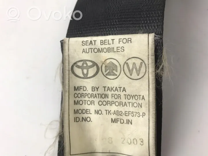 Toyota Yaris Pas bezpieczeństwa fotela przedniego 0430028