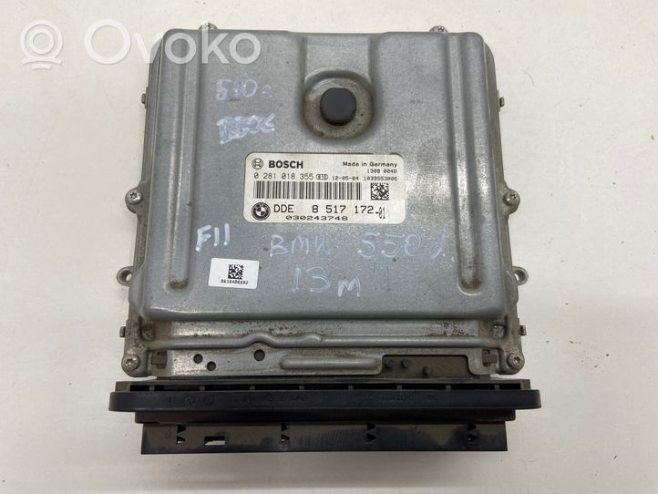 BMW 5 F10 F11 Calculateur moteur ECU 0281018355