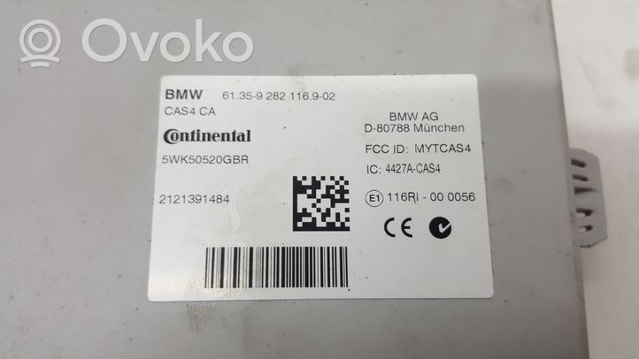 BMW 5 F10 F11 Keyless go vadības bloks 61359282116902