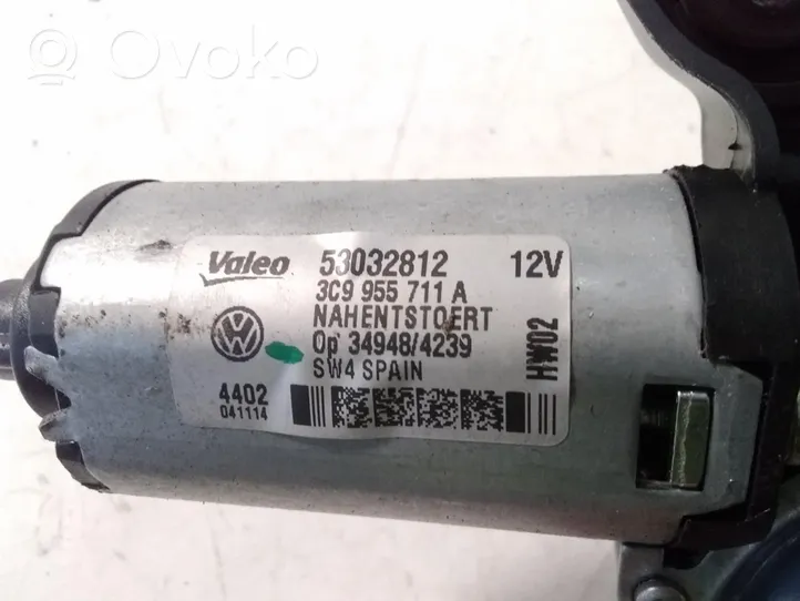 Volkswagen Passat Alltrack Motor del limpiaparabrisas trasero 3C9955711A