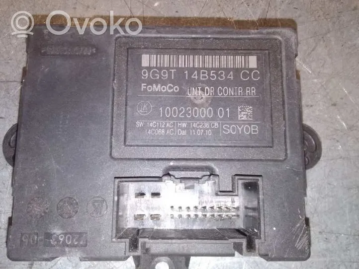 Ford S-MAX Oven keskuslukituksen ohjausyksikön moduuli 9G9T14B534CC