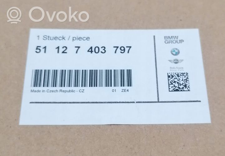 BMW 2 F46 Uchwyt przedniego czujnika parkowania PDC 51127403797