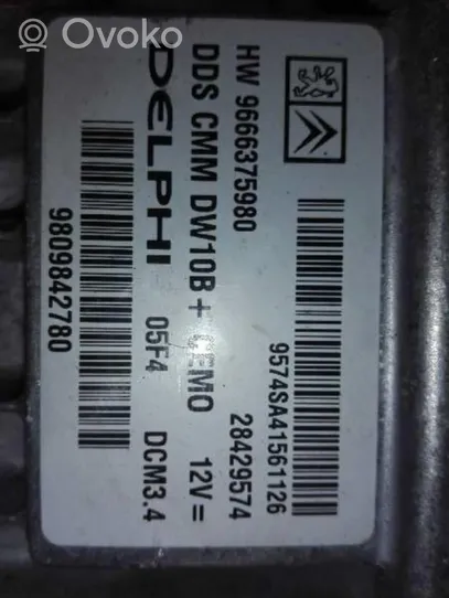 Peugeot 508 RXH Calculateur moteur ECU 9809842780