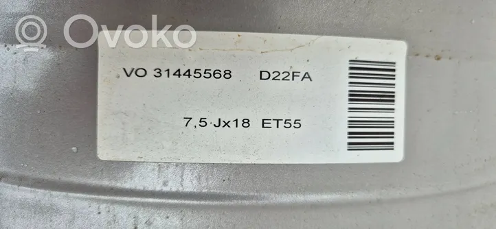 Volvo XC60 Felgi aluminiowe R18 31445568