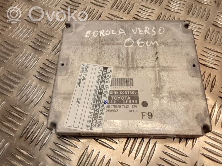 Toyota Corolla Verso AR10 Calculateur moteur ECU 896610F090