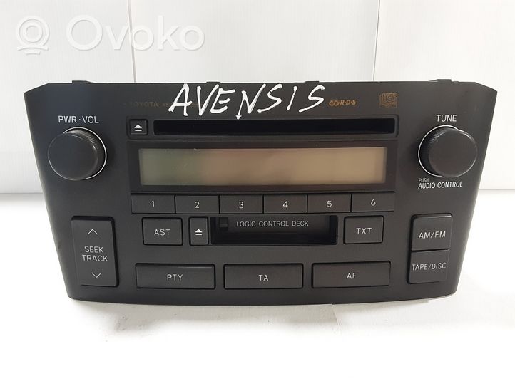 Toyota Avensis T250 Panel / Radioodtwarzacz CD/DVD/GPS 8612005071