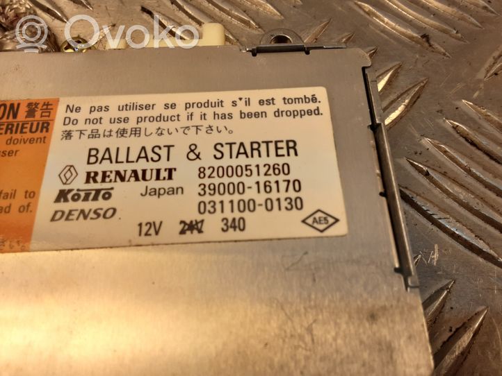 Renault Vel Satis Ajovalojen virranrajoitinmoduuli Xenon 8200051260