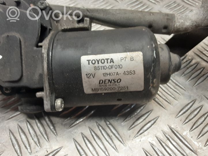 Toyota Corolla Verso AR10 Mechanizm wycieraczek szyby przedniej / czołowej 851100F010