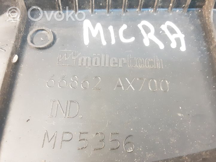 Nissan Micra Rivestimento del tergicristallo 66862AX700