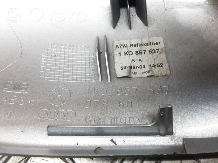 Volkswagen PASSAT B5.5 Copertura in plastica per specchietti retrovisori esterni 1K0857537