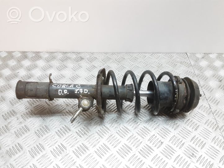 Opel Corsa C Front shock absorber with coil spring 