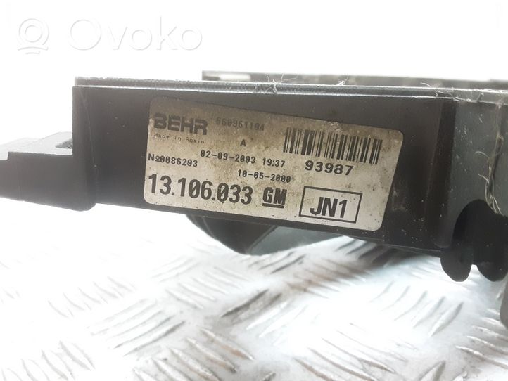 Opel Corsa C Elektryczny wentylator chłodnicy 13106033