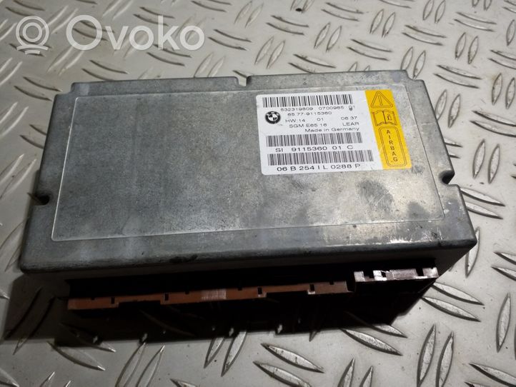 BMW 7 E65 E66 Module de contrôle airbag 65779115360