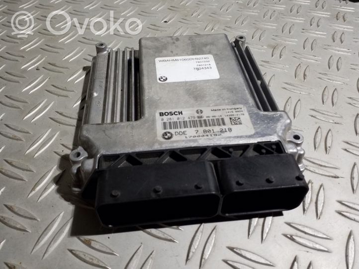 BMW 7 E65 E66 Dzinēja vadības bloks 7801218