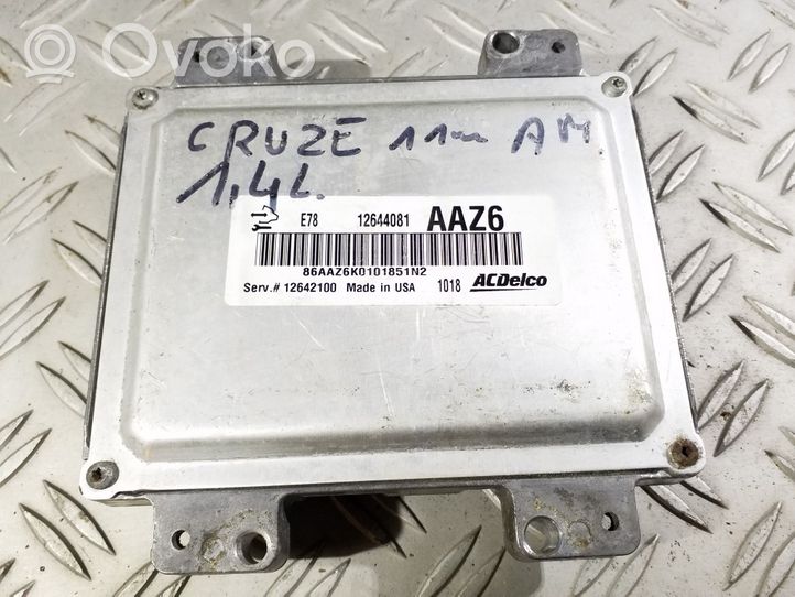 Chevrolet Cruze Motora vadības bloka ECU 12644081