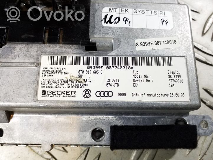 Audi A6 S6 C6 4F Ekranas/ displėjus/ ekraniukas 8T0919603C