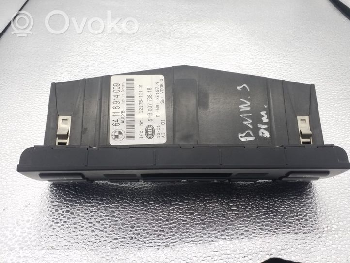 BMW 3 E46 Oro kondicionieriaus/ klimato/ pečiuko valdymo blokas (salone) 6914009