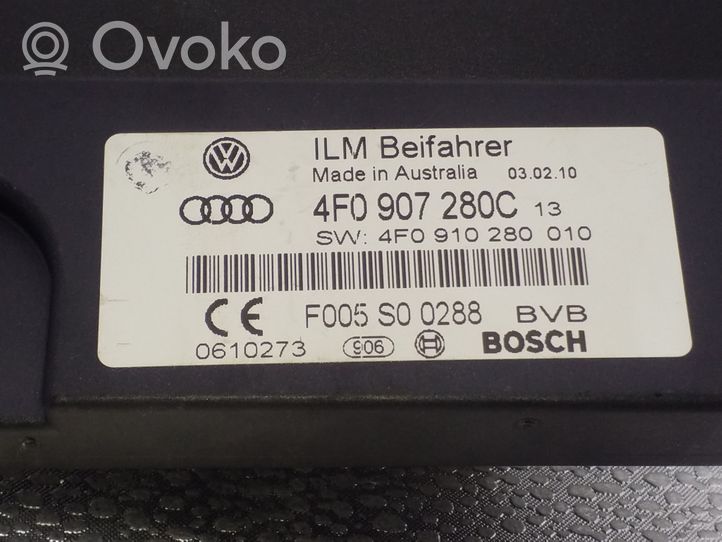 Audi A6 S6 C6 4F Citu veidu vadības bloki / moduļi 4F0907280C