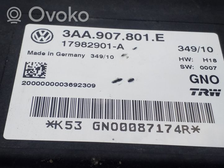 Volkswagen Tiguan Rankinio stabdžio valdymo blokas 3AA907801E