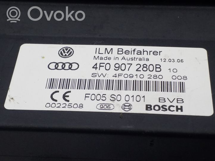 Audi Q7 4L Moduł / Sterownik komfortu 4F0907280B