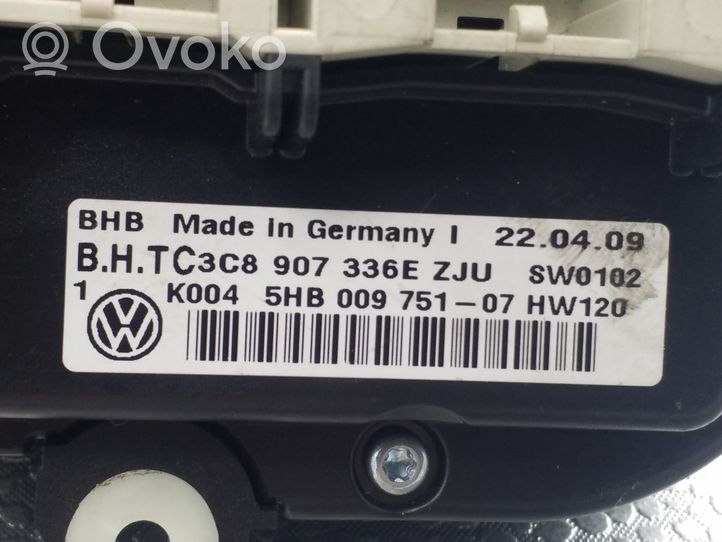 Volkswagen PASSAT CC Oro kondicionieriaus/ klimato/ pečiuko valdymo blokas (salone) 5HB00975107