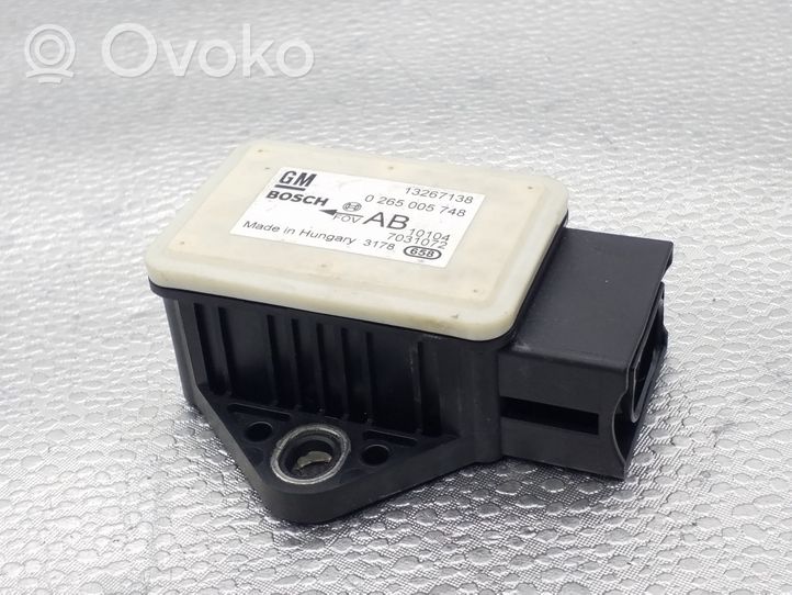 Opel Meriva B ESP acceleration yaw rate sensor 13267138