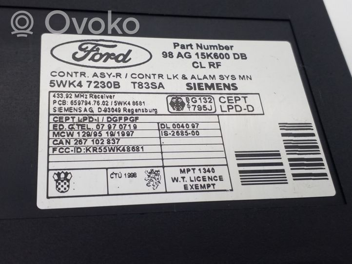 Ford Mondeo MK II Блок управления центрального замка 98AG15K600DB