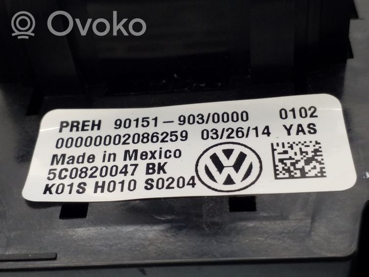 Volkswagen Jetta VI Steuergerät Klimaanlage 5C0820047BK