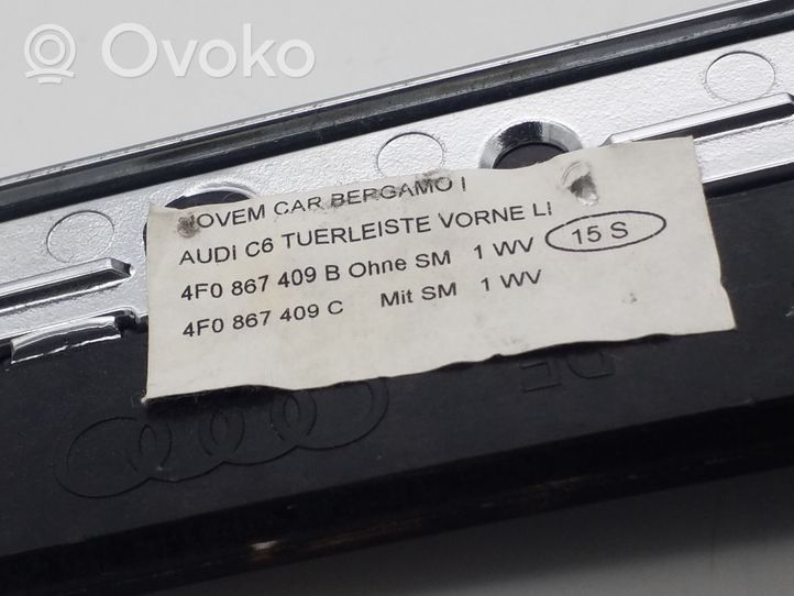 Audi A6 S6 C6 4F Rear door card trim 4F0867409B