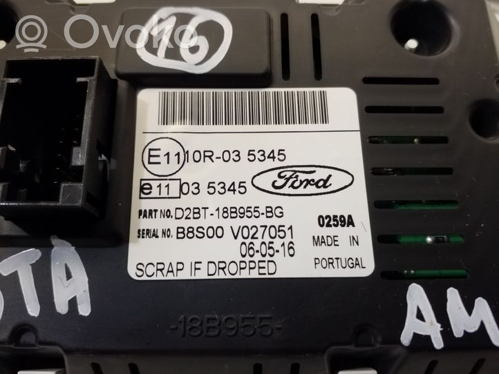 Ford Fiesta Monitori/näyttö/pieni näyttö D2BT18B955BG