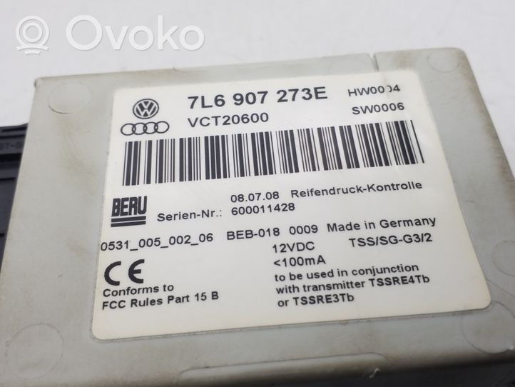 Volkswagen Touareg I Sterownik / Moduł kontroli ciśnienia w oponach 7L6907273E