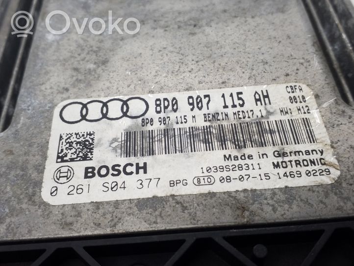 Audi A3 S3 A3 Sportback 8P Moottorin ohjainlaite/moduuli (käytetyt) 8P0907115AH