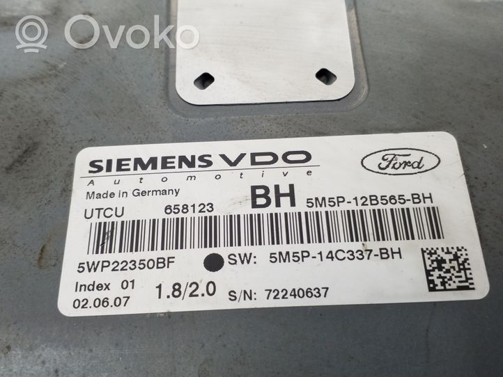 Ford C-MAX I Komputer / Sterownik ECU silnika 5M5P12B565BH