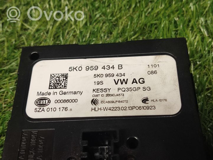 Volkswagen Jetta VI Keyless (KESSY) go control unit/module 5K0959434B