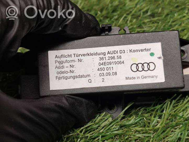 Audi A8 S8 D3 4E Sterownik / Moduł drzwi 04E0919064