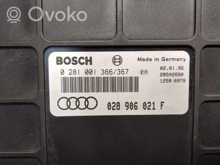 Audi A4 S4 B5 8D Komputer / Sterownik ECU silnika 028906021F