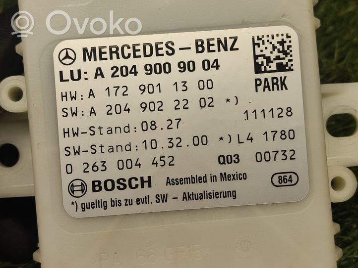 Mercedes-Benz C W204 Centralina/modulo sensori di parcheggio PDC A2049009004