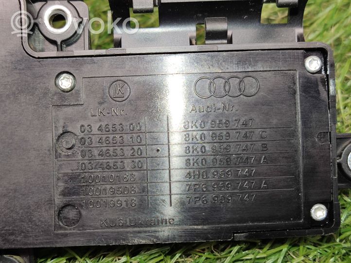 Audi A4 S4 B8 8K Interruttore di controllo del sedile 8K0959747