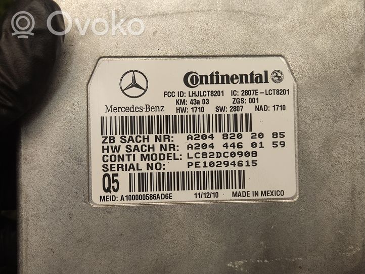 Mercedes-Benz E W212 Bluetoothin ohjainlaite/moduuli A2048202085