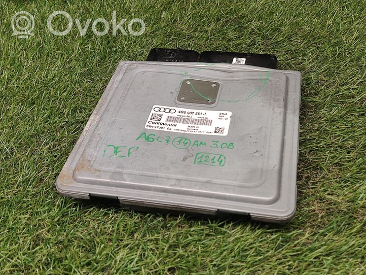 Audi A6 S6 C7 4G Centralina/modulo motore ECU 4G0907551J