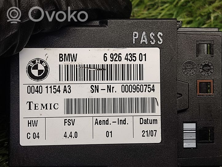 BMW 3 E90 E91 Sėdynės valdymo blokas 6926435