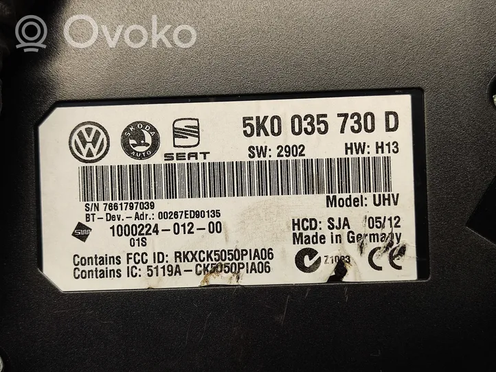 Volkswagen Golf VI Modulo comfort/convenienza 5K0035730D