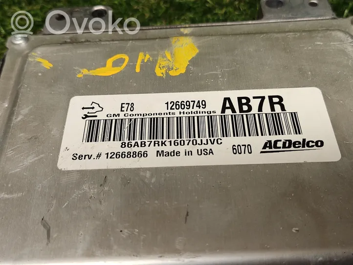 Buick Encore I Unité de commande, module ECU de moteur 12669749