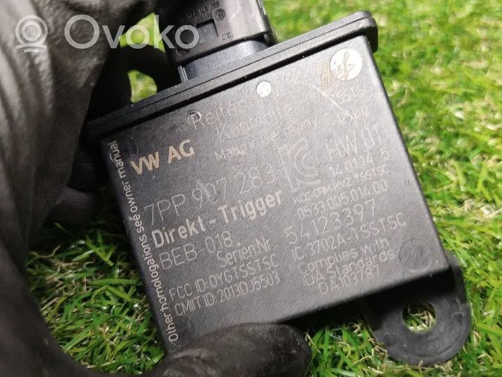 Volkswagen Touareg II Sensore di pressione dello pneumatico 7PP907283