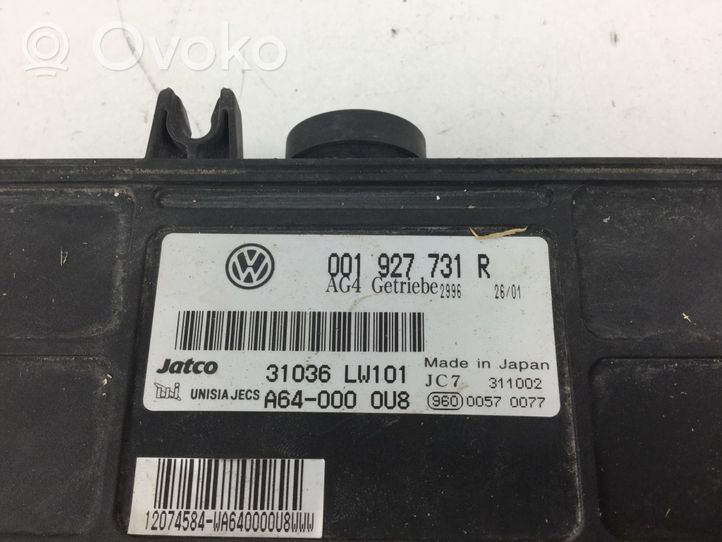 Skoda Fabia Mk1 (6Y) Pavarų dėžės valdymo blokas 001927731R